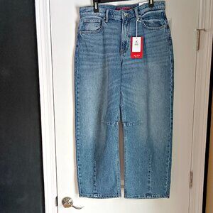 NEW! LUCKY BRAND WIDE LEG BARREL JEANS ANKLE SZ 10/30